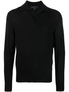 Sease polo en maille fine - Noir