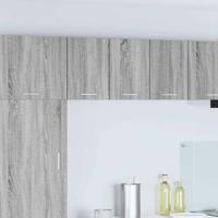 Hangkast Riga Grijs Sonoma en Wit 30 x 31 x 40 cm Bewerkt hout