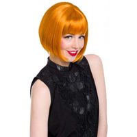 Luxe damespruik met kort rood haar   -