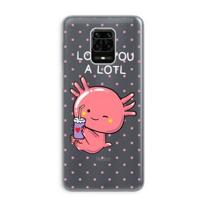 Love You A Lotl: Xiaomi Redmi Note 9 Pro Transparant Hoesje