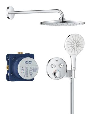 Grohe Precision SmartControl Perfect shower set met Vitalio Rain Mono 310 Chroom