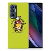 OPPO Find X3 Neo Telefoonhoesje met Naam Doggy Biscuit - thumbnail