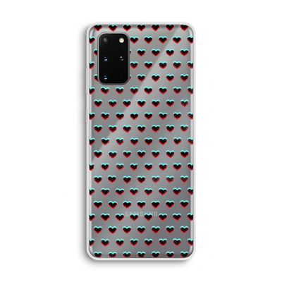 Hartjes: Samsung Galaxy S20 Plus Transparant Hoesje