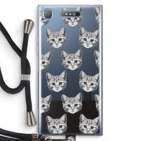 Kitten: Sony Xperia XZ1 Transparant Hoesje met koord