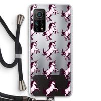 Musketon Unicorn: Xiaomi Mi 10T 5G Transparant Hoesje met koord