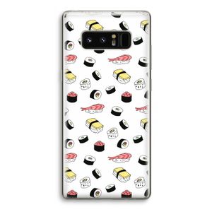 Sushi time: Samsung Galaxy Note 8 Transparant Hoesje