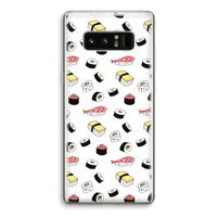 Sushi time: Samsung Galaxy Note 8 Transparant Hoesje