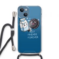 Best Friend Forever: iPhone 13 mini Transparant Hoesje met koord