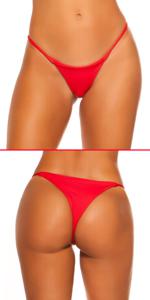 Mix it!!! brazilian bikini slip rood