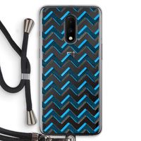 Onderbroken lijn: OnePlus 7 Transparant Hoesje met koord