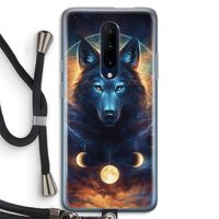 Wolf Dreamcatcher: OnePlus 7 Pro Transparant Hoesje met koord