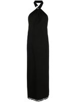 MOSCHINO JEANS halterneck sleeveless dress - Noir