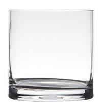 Hakbijl Glass Vaas - transparant - H15 x D15 cm - glas