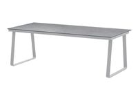 Konos Tafelframe Frost Grey met HPL Light Grey tafelblad 220 x 95 cm - 4SO