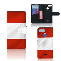Xiaomi Redmi 6 Bookstyle Case Oostenrijk - thumbnail
