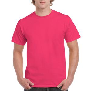 T-shirts fuchsia roze voor heren - zware 200gr kwaliteit - Basic shirts - Katoen - Korte mouwen