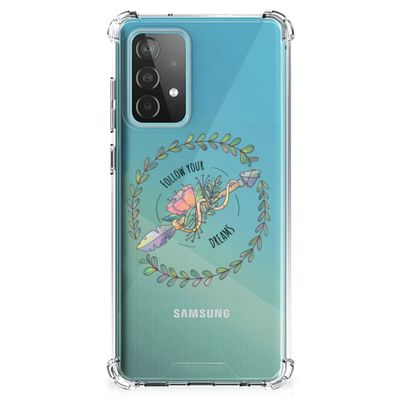 Samsung Galaxy A52 4G/5G Stevig Bumper Hoesje Boho Dreams Samsung Galaxy A52 4G/5G Stevig Bumper Hoesje Boho Dreams
