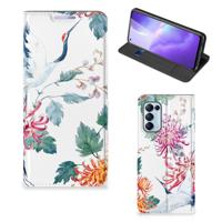 OPPO Find X3 Lite | Hoesje maken | Bird Flowers