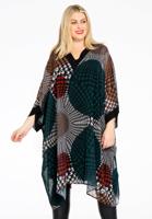 Yoek Kaftan-jurk ESCHER | Multi | Maat 58/60