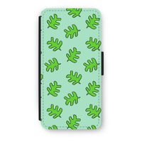 Groene blaadjes: iPhone 8 Flip Hoesje