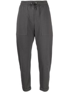 Brunello Cucinelli pantalon de jogging court - Gris