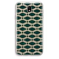 Moroccan tiles: Samsung Galaxy J7 (2017) Transparant Hoesje