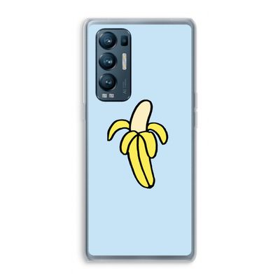 Banana: Oppo Find X3 Neo Transparant Hoesje