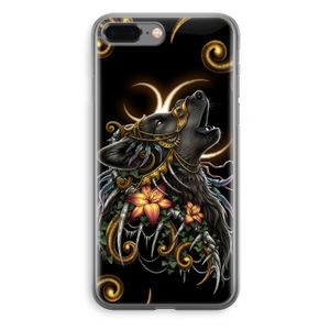 Huilende Wolf: iPhone 8 Plus Transparant Hoesje