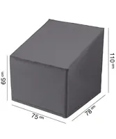 AeroCover loungestoelhoes hoge rug 75x78x65/110cm