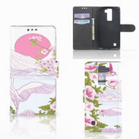 LG K8 Telefoonhoesje met Pasjes Bird Standing - thumbnail