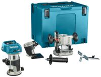 Makita RT001GZ10 Boven- en kantenfrees | 40 V Max | Zonder accu's en lader | Incl. diverse voeten | In Mbox - RT001GZ10