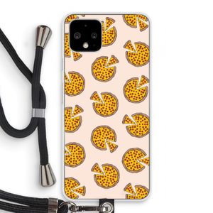 You Had Me At Pizza: Pixel 4 Transparant Hoesje met koord