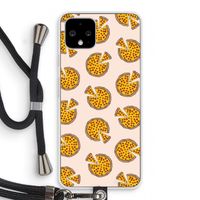 You Had Me At Pizza: Pixel 4 Transparant Hoesje met koord