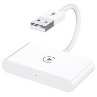 CarPlay Draadloze Adapter voor iOS - USB, USB-C (Bulk) - Wit - thumbnail