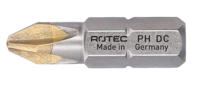 Rotec Schroefbit PH 2 | L=25 | C6.3 | DIAMONDgrip | 2 stuks - 800.30022