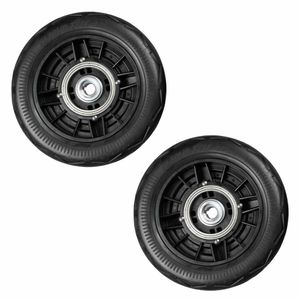 Massieve achterwielen voor JoyRider en SplitRider rolstoel (2 stuks) | e-Ability | Uitwisselbaar | Zwart | e-Aa0022