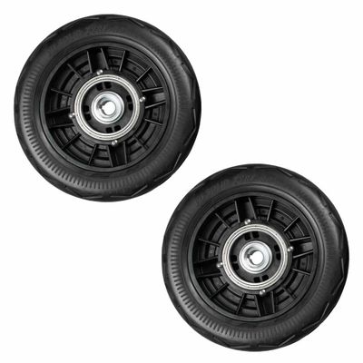 Massieve achterwielen voor JoyRider en SplitRider rolstoel (2 stuks) | e-Ability | Uitwisselbaar | Zwart | e-Aa0022