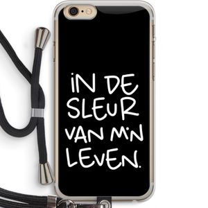 De Sleur: iPhone 6 PLUS / 6S PLUS Transparant Hoesje met koord