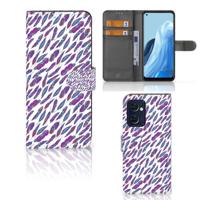 OPPO Find X5 Lite | Reno 7 5G | Telefoon Hoesje | Feathers Color