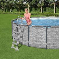Bestway flowclear zwembadladder met 4 treden 122 cm Bestway flowclear zwembadladder met 4 treden 122 cm