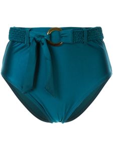 Duskii bas de bikini à taille haute Océane - Bleu