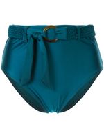 Duskii bas de bikini à taille haute Océane - Bleu