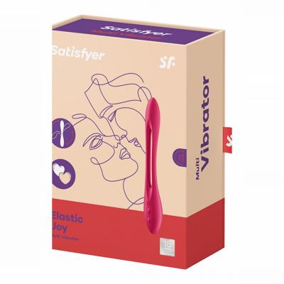 Satisfyer Elastic Joy - Buigbare Multifunctionele Massager - Rood