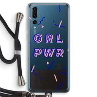 GRL PWR: Huawei P20 Pro Transparant Hoesje met koord