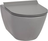 Ben Segno hangtoilet met toiletbril Xtra glaze+ Free flush beton grijs - thumbnail