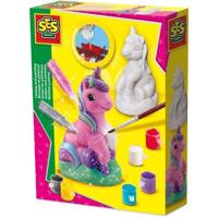 Modellare e dipingere - Unicorno - SES CREATIVE - Facile da riempire con gesso e acqua