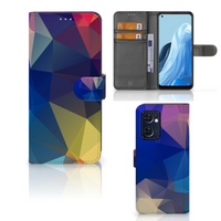 OPPO Find X5 Lite | Reno 7 5G Book Case Polygon Dark