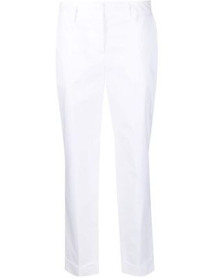 P.A.R.O.S.H. pantalon de tailleur à coupe fuselée - Blanc