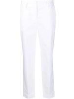 P.A.R.O.S.H. pantalon de tailleur à coupe fuselée - Blanc