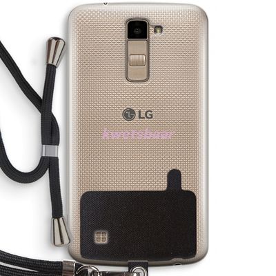 kwetsbaar: LG K10 (2016) Transparant Hoesje met koord
